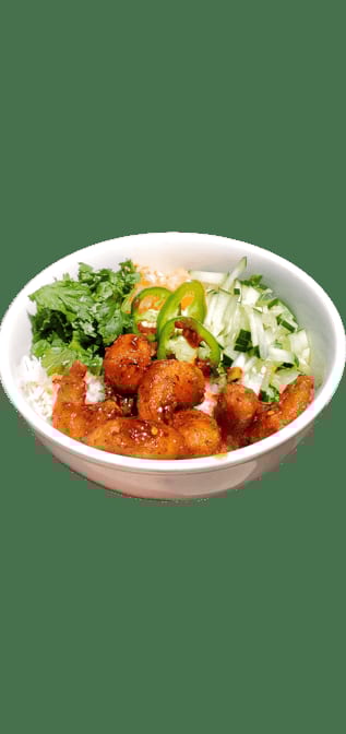 Quinoa Shrimp Rice Bowl.