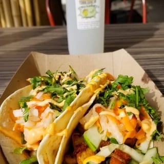 Lemongrass Pork Yummi Tacos