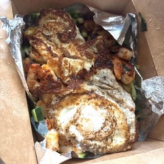 Lemongrass Shrimp Loaded Fries