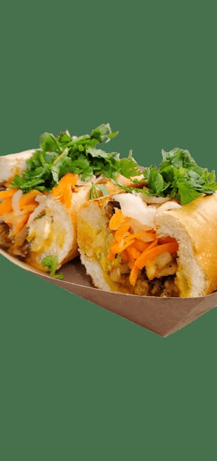 Lemongrass Chicken Banh Mi.