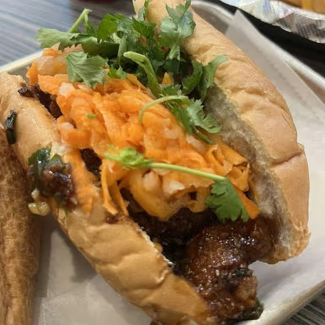 Quinoa Shrimp Banh Mi.