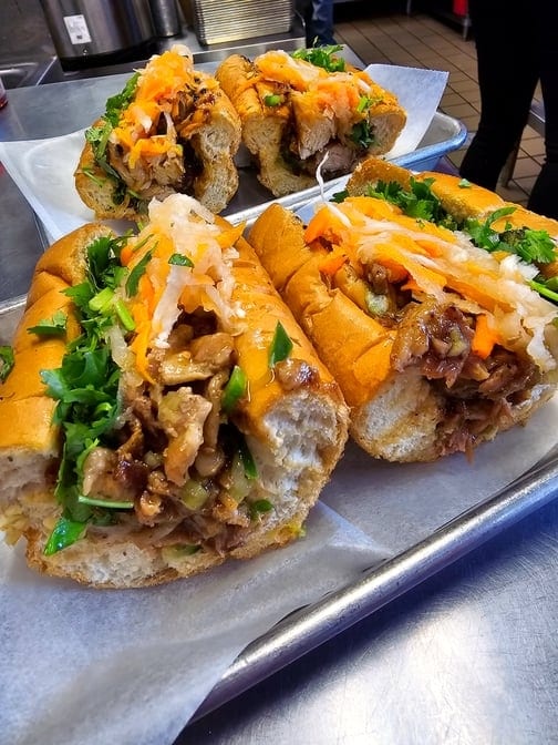 Vietnamese BBQ Pork Banh Mi.
