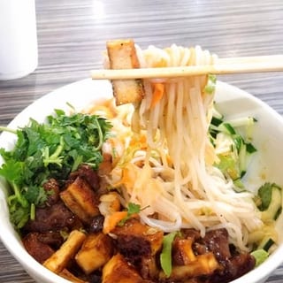Fried Tofu Noodle Bowl