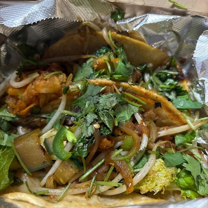 Sauteed Veggies Yummi Tacos.