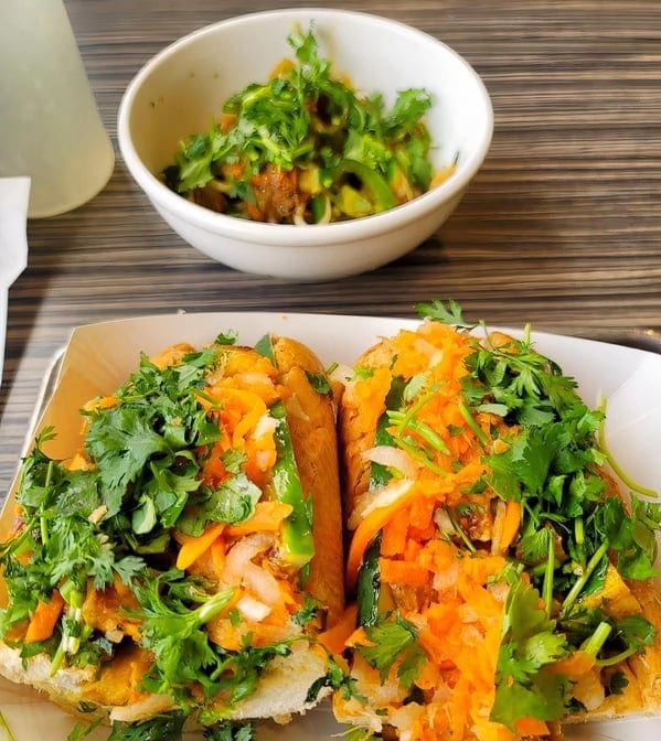 Sauteed Veggie Banh Mi.