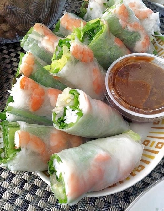 Fresh Summer Rolls.