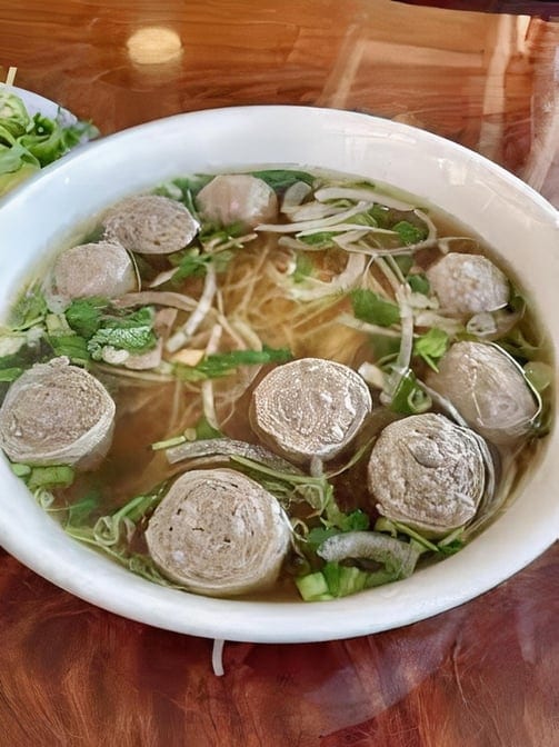 Pho Bo Vien (Beef Meatball).