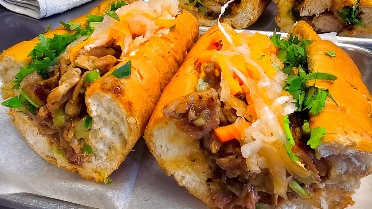 Lemongrass Pork Banh Mi.