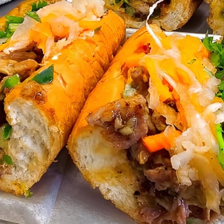 Delicious Banh Mi Sandwiches