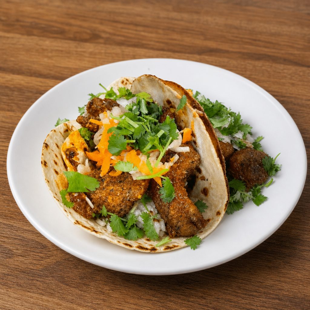 Bang Bang Shrimp Tacos.