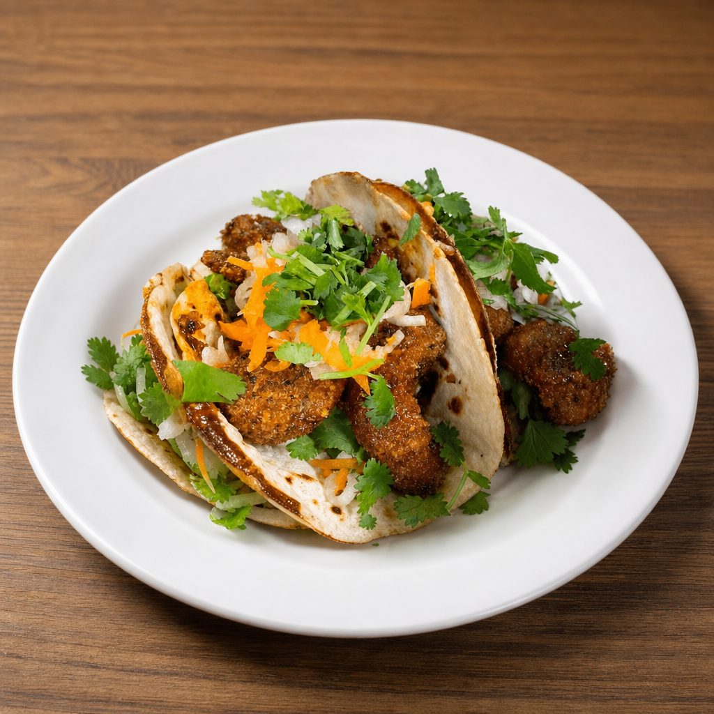 Quinoa Shrimp Yummi Taco.