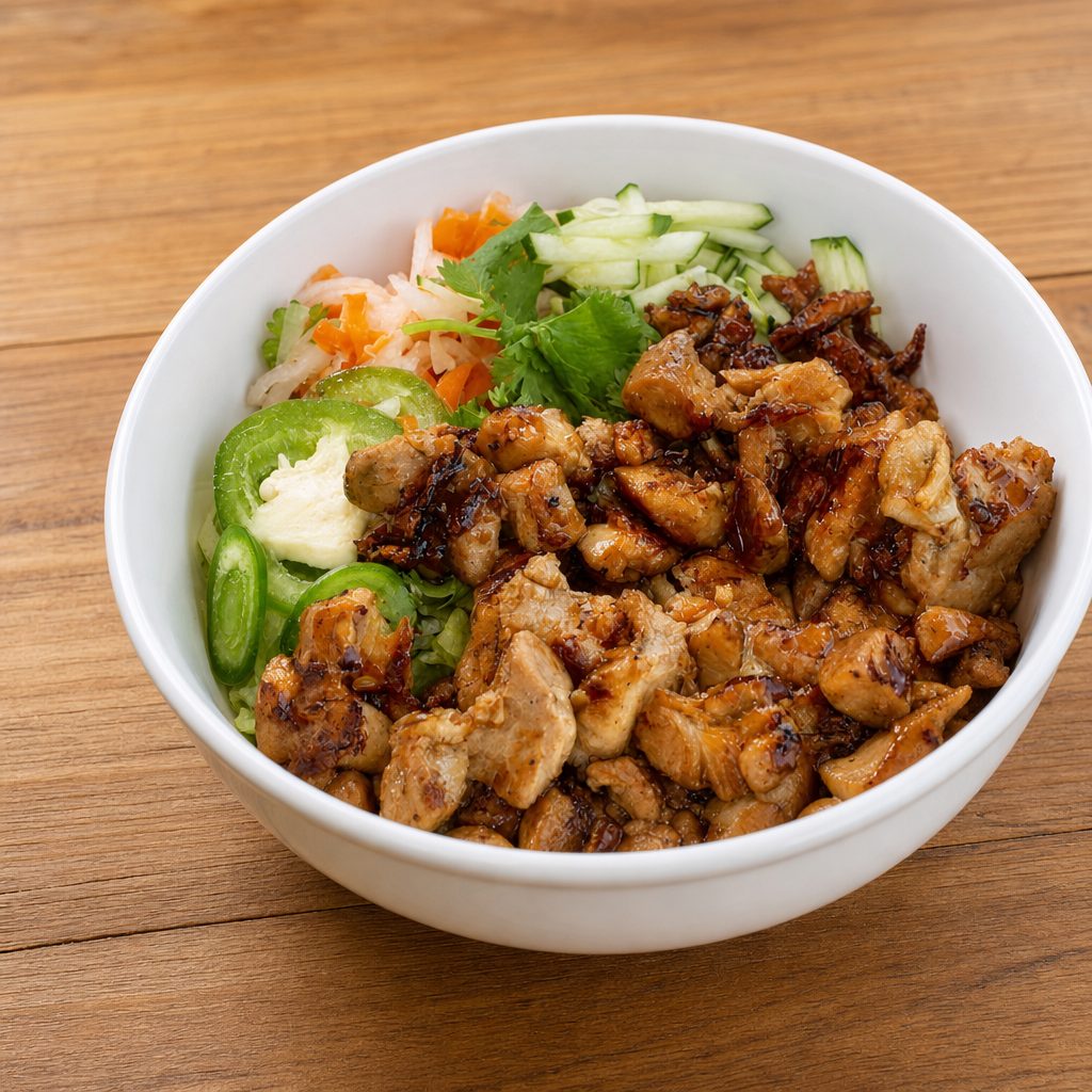 Lemongrass Chicken Noodle Bowl.