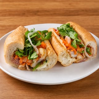 Lemongrass Shrimp Banh Mi