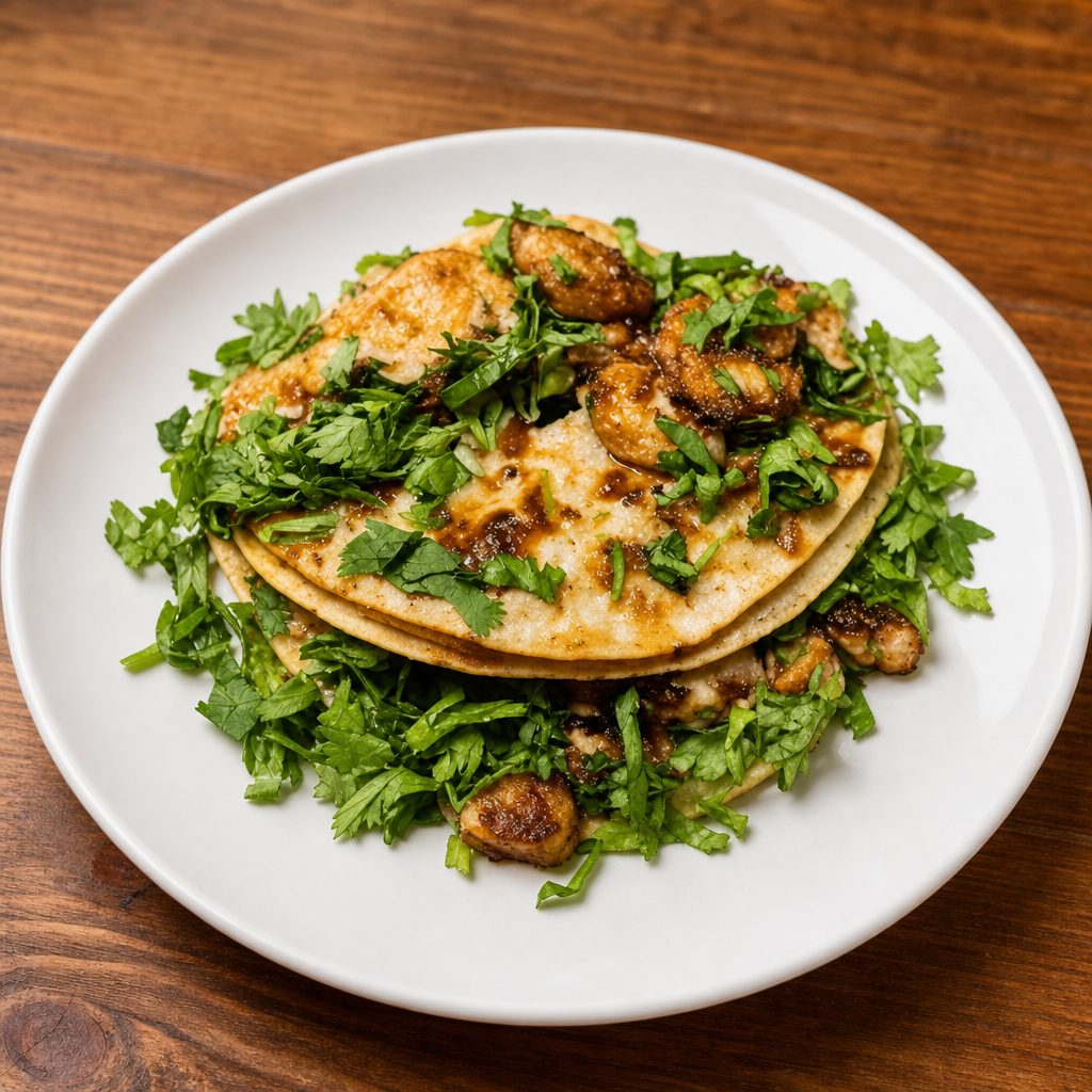 Lemongrass Shrimp Yummi Tacos.