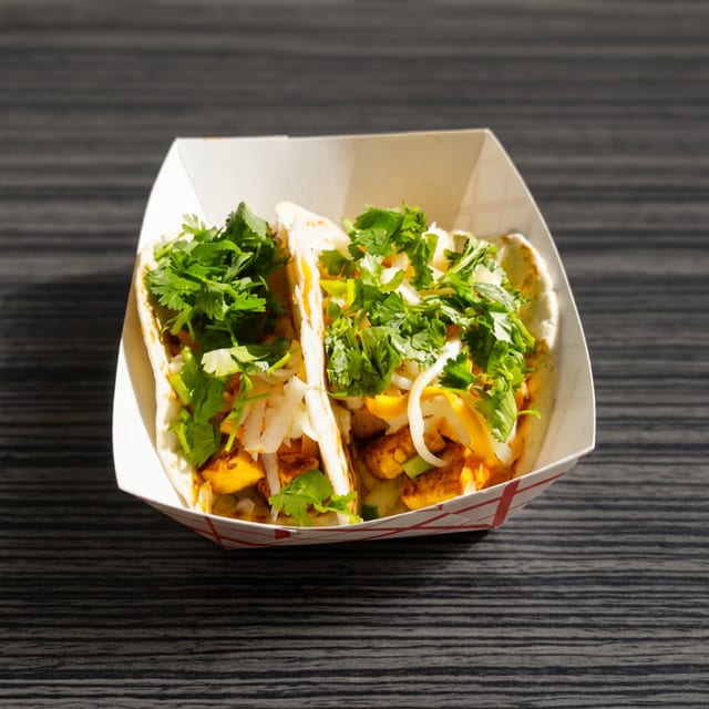 Lemongrass Tofu Tacos.