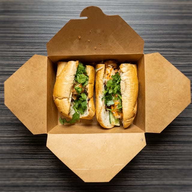 Bang Bang Shrimp Banh Mi.
