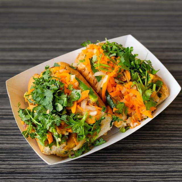 Sauteed Veggie Banh Mi.