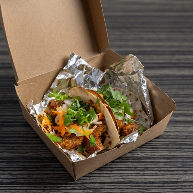 Bang Bang Shrimp Tacos.