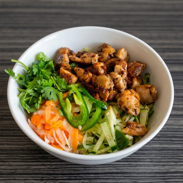 Lemongrass Beef Rice Bowl.